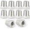 ERGAOBOY 2 pièces 304 bague hexagonale de réduction en acier inoxydable, raccord adaptateur de tuyau BSP femelle 1/2 mâle à 3/8