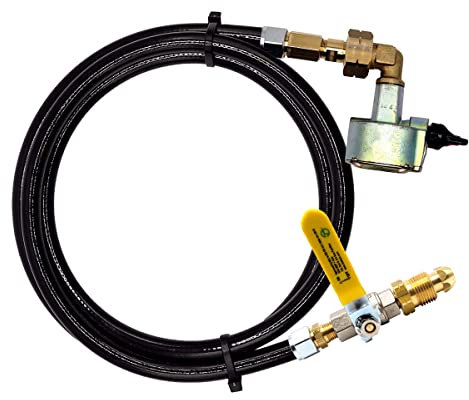LPG GPL Kit de recharge pour bouteille de gaz avec adaptateur LPG pour remplir à distance des bouteilles vides de 27 mm à clipser de 3 mètres