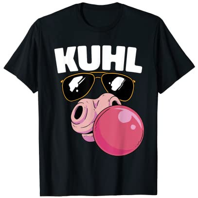 Witzige Kuhl Sonnenbrille Landwirt Bauernhof - Rind Kuh Kühe T-Shirt
