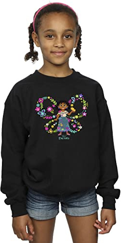 Disney Girls Encanto Mirabel Butterfly Sweatshirt Black 3-4 Years