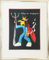 Kunstverlag Christoph Falk König von Scheißegalien - Udo Lindenberg Bild - handsignierte Auflage original Grafik im silberfarbenem Rahmen hinter Museumsglas. Likörell. Siebdruck.