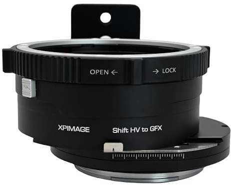 XPIMAGE Anello adattatore per obiettivo decentrabile compatibile con obiettivo Hasselblad V su fotocamera Fujifilm GFX