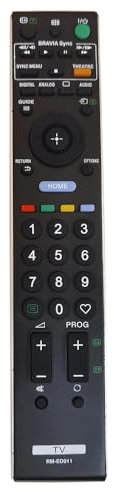 RM-ED011 Remote Control Replace for Sony TV Smart LCD LED HD RM-ED011W RM-ED012 RM-ED013 RMED012 RMED013
