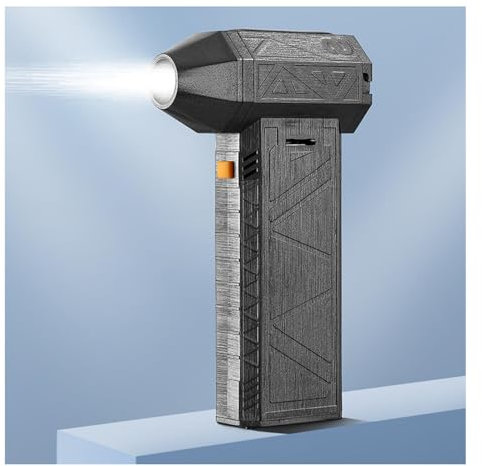 OLAQLLD Souffleur Voiture Sechage DéPoussiéReur à Air Comprimé 130000rpm , Ventilateur Turbo Souffleur De PoussièRe Haute Puissance 120 W , Ventilateur Turbo Enlever Les Poils d'animaux