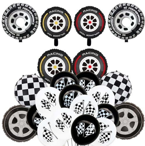 Eowppue Lebendige Tischdecke Geburtstag Party Dekoration - Auffällige Auto Deko mit Geburtstag Deko und Cars Auto-Motiven