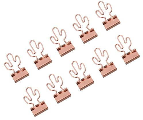 HOODANCOS 10 Pcs Binder Clips Büro Papier Clip Edelstahl Schellen Für Home Office