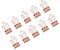 HOODANCOS 10 Pcs Binder Clips Büro Papier Clip Edelstahl Schellen Für Home Office