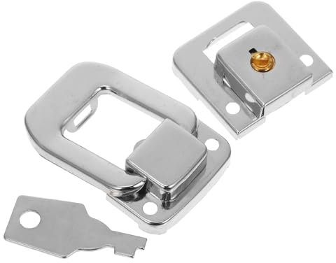 OSALADI Kofferschloss-überfalle Schlüsselriegel Mit Knebelverschluss Gitarrenkoffer-verschluss Überfallschnalle Für Koffer Schrank-überfalle Kleine Überfalle Für Koffer Robuste Verriegelun