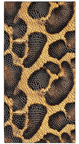 YISUMEI Snake Skin Texture Beach Towels for Adults Extra Large 180 x 90 cm, Microfibre Lightweight Quick Dry Towel for Swimming Pool Cruise Travel Sports Camping