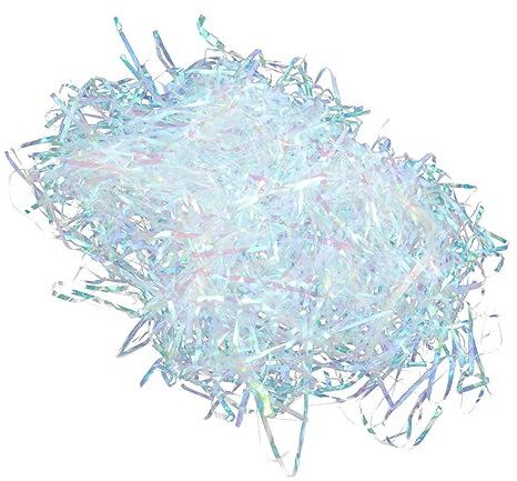 SEWACC Graspapier zum Verschenken geschenkkorb paketpapier geschenkeband Present Ideas Knisterpapier für Geschenkverpackungen Korbfüller Papierschnipsel lafite Grasseidenpapier Shred-Füller