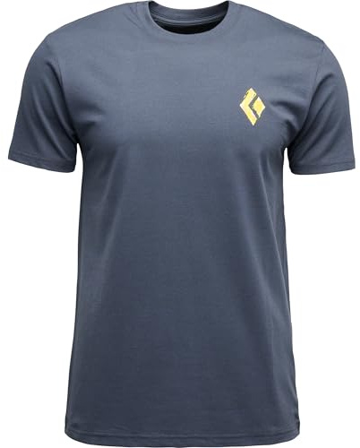 Black Diamond Herren Shredded T-Shirt, Charcoal, M