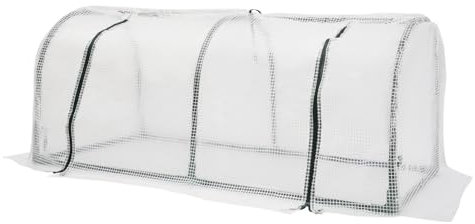 Mini Serre de Jardin,Serre de Jardin Serre Hivernage Cadre de Petite Serre Tomates 120*60*50cm PE Tente avec Volet Roulant,pour Balcons,Terrasses,Lits Surélevés