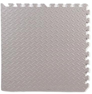 Eva Foam Mat Home Gym Puzzle Exercise Yoga Mats Play Interlocking Floor for Workout zum Schutz des Bodens(Gray)