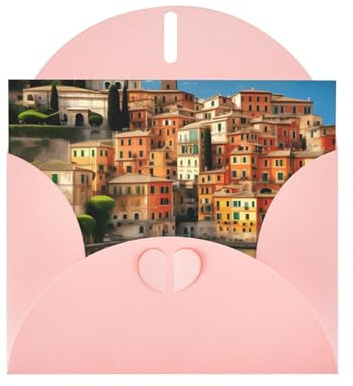 Schöne Grußkarte mit Perlen-Motiv, Italien-Druck, für Geburtstag, Erntedankfest, Weihnachten, Neujahr