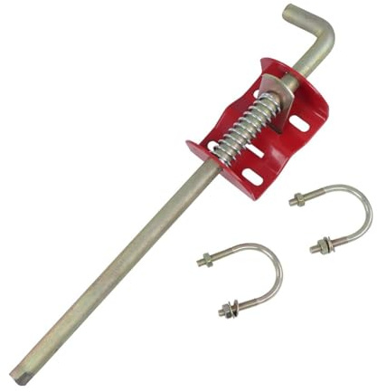 Wlinfetity Farm Gate Anchor Stockschraube, 44,5 cm, Edelstahl, Fallstange für Rinder- und Viehtore, für Bauernhöfe und Weiden