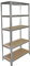 Shelf Creations BASIC Schwerlastregal 200x110x50cm verzinkt 5 Böden Steckregal Kellerregal Lagerregal Werkstattregal Archivregal Haushaltsregal Ordnerregal Metallregal Garagenregal Fachbodenregal