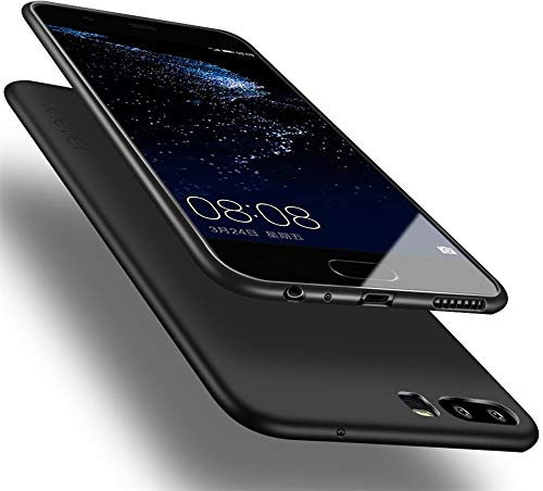 X-level für Huawei P10 Hülle, [Guardian Serie] Soft Flex TPU Case Ultradünn Handyhüllen Silikon Bumper Cover Schutz Tasche Schale Schutzhülle für Huawei P10 Silikonhülle Dünn - Schwarz