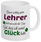 TassenKing Tasse - Einen richtig guten Lehrer - Danke sagen auf eine besondere Art. Tasse mit Spruch Kaffee Becher Geschenk Firma Job Arbeit Beste Lehrer