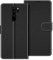 COODIO Handyhülle für Xiaomi Redmi Note 8 Pro - Leder Klapphülle Handytasche Mit Tasche, Schwarz