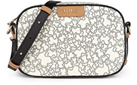 TOUS Kaos Mini, Bolsos Mujer, Beige-negro, Talla Única