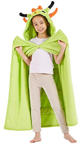 ATOZ Jungen Mädchen Decke Kinder Schlafsack Plüsch Weiches FlanellKuscheldecke Kleinkind Kinder Raupe L Geeignet für Höhe 125-155c