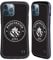 Head Case Designs Officially Licensed Manchester City Man City FC Black White Mono Badge Hybrid Case Compatible With Apple iPhone 13 Pro Max
