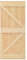 vidaXL Puerta Corrediza Entrada Deslizante Principal Casa Hogar Cuarto de Baño Salón Sala de Estar Habitación 90x210 cm Madera Maciza de Pino