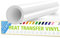 Artcut 12 x 5ft HTV Vinyl Rolls, Heat Transfer Vinyl for Fabric, HTV Vinyl for Shirts, Iron on Vinyl for All Cutter Machine - Easy to Cut for Heat Vinyl Design, Permanent Vinyl (White)