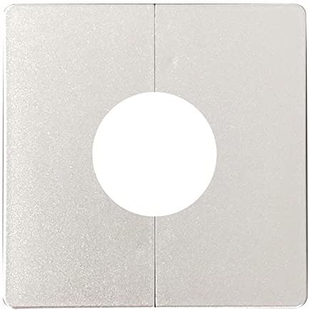 Pipe Wall Cover, Split Flange, Hole Decorative Cover, Square Escutcheon Plate - ABS Plastics Self-Adhesive Pipe Plate, 32mm