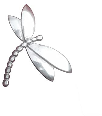 Broche Libellule, Bijoux Libellule, Fait Main en Etain, Fabrication Artisanale Francaise, par William Sturt, Les Etains de Jumilhac