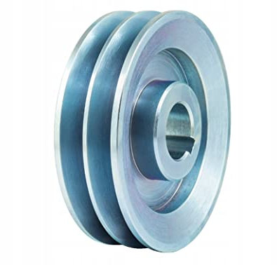 Keilriemenscheibe HA SPA 2x13mm 140mm Doppelrad Riemenscheibe E-Motor Riemenrad Elektromotorantrieb Keilriemen Riemenantrieb (Bohrung: 42mm, Nut 12mm)