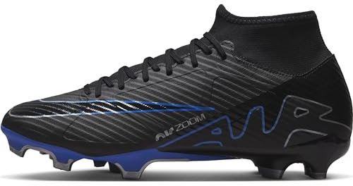 Nike Herren Superfly 9 Fussballschuh, Black Chrome Hyper Royal, 45 EU