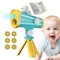 weiting Projecteur de Lampe de Poche pour,Projecteur racontant des Histoires à manivelle 2 en 1 pour avec trépied - Télescope Amusant pour, projecteur de Lampe de Poche créatif pour l'enseignement