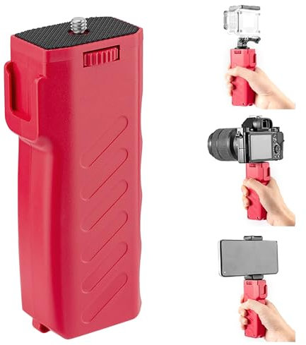 Stabilizzatore Fotocamera Impugnatura Universale con Vite Maschio 1/4 per DSLR Azioni Videocamera,Telecamera Sportiva, Videocamera, Design Leggero e Portatile