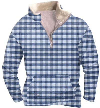 KONG JIMFAN Hoodie Decke Hoodie Rennrad Regenjacke Herren Ultraleicht Tops Schlafanzug Hard Cafe Schwarz Daunen Winterjacke Herren Sport Shirt Pullunder Langarm Tshirts(Blue,XL)