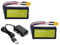 ZYGY 2PCS 7.4V 2000mah 15C 2S Lipo Battery with XT-30 Plug with 2-in-1 Charger for RC Car RC Boat RC Drone huina Engineering Vehicle
