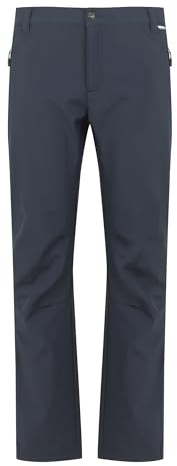 Regatta Geo II Softshell - Pantalones Largos para Hombre, Azul Marino, 32W