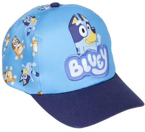 Bluey Hut für Jungen, Baseballkappe Klassisches Bingo Design, Sommermütze für Kinder