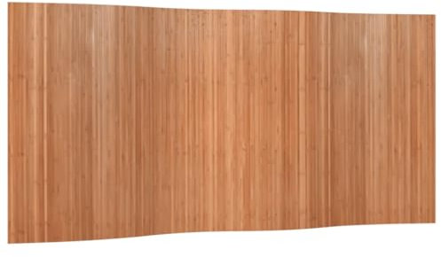 vidaXL Paravent, Raumteiler Pflegeleicht,Trennwand für Wohnzimmer Schlafzimmer Büro, Spanische Wand Sichtschutz, Modern, Natur Bambus