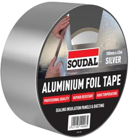 Eroofing Soudal Aluminium Foil Tape 100mm x 45m