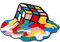 ELDONE Melted Magic Cube Teppich, flippig, ästhetisch, rutschfest, waschbar, abstrakt, niedlich, einzigartig, für Badezimmer, Schlafzimmer, kleine Teppiche, lustig, bunt, coole Teppiche