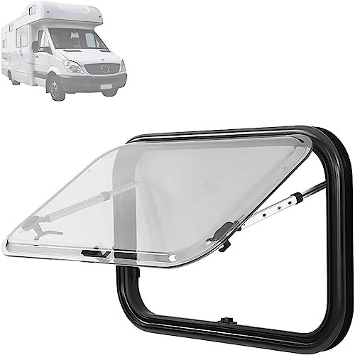 Caravan Roof Window Vent - Waterproof Roof Fan with Crank, Ideal for Ventilation and Airflow in RVs, Trailers and Motorhomes.