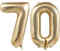40 Zoll Gold Luftballon Zahlen 70 Champagner Gold Ballon 70. Geburtstag Deko Hellgold Folienballon Zahl 70 Riesenzahl Ballon 70 Party Hochzeit Kindergeburtstag Geburtstag Nummer 70