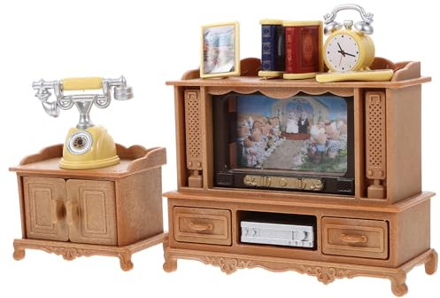HEMOTON 1 Set Puppe Möbel Montage Tv Kunststoff Mini