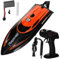 Abaodam Ferngesteuertes Schnellboot Ghz Elektrisches Rc Boot Zufälliger Farbe Hochgeschwindigkeitsmodell Für Spaß Dem Wasser