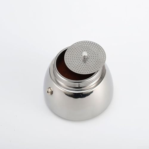 Stainless Steel Moka Pot Filter Basket Replacement for 2-Cup 4-Cup 6-Cup and 9-Cup Stovetop Espresso Makers – Compatible with Plus Most Standard Moka Coffee Pots(9 Cups)