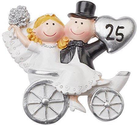 Hobbyfun Hochzeitskutsche 25, 2D, Polyresin, ca. 5 cm