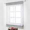 SIMPVALE 1 tenda a rullo con passante, trasparente, per finestra, per camera da letto, balcone, cucina, larghezza 80 cm, altezza 120 cm, grigio