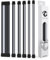 Reaper Cable Sleeved PSU Extension Set - Power Supply Extensions - 1x 24 Pin/ 2x 8 Pin/ 2x 6 Pin/ 1x 4+4 Pin - With Combs - 30cm (Carbon & White)