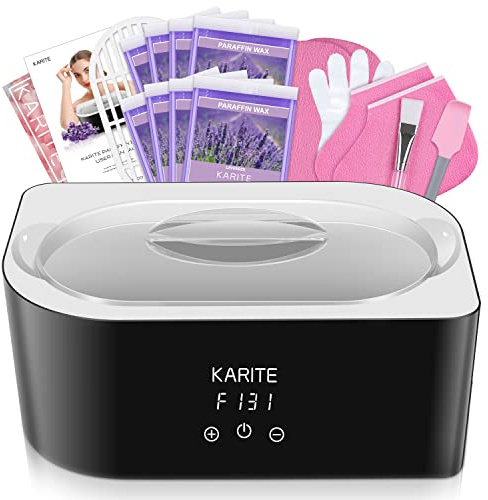Paraffin Wax Machine for Hand and Feet - Karite Paraffin Wax Bath 4000ml Paraffin Wax Warmer Moisturizing Kit Auto-time and Keep Warm Paraffin Hand Wax Machine